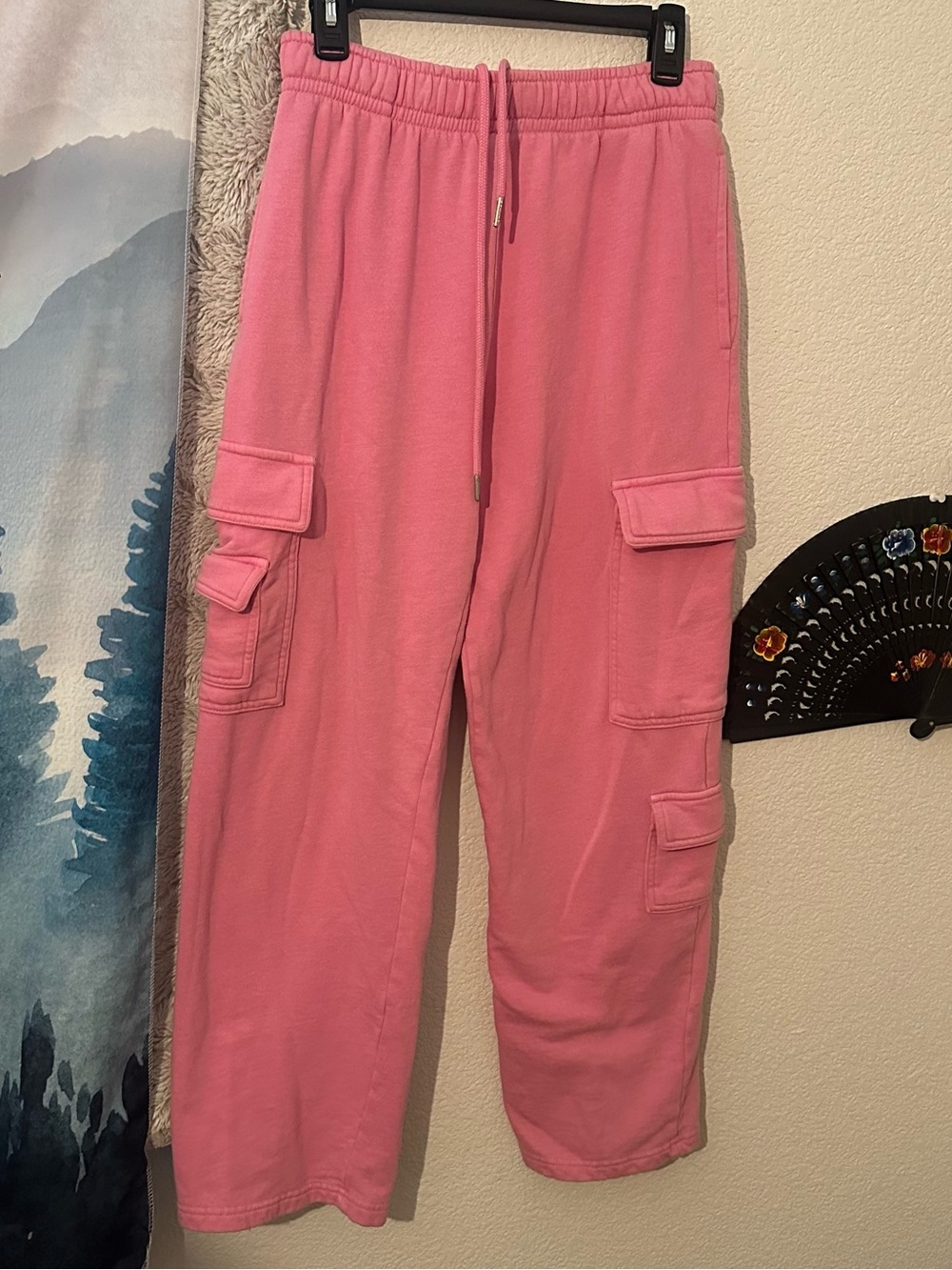 Garage pink Cargo Pocket sweats
